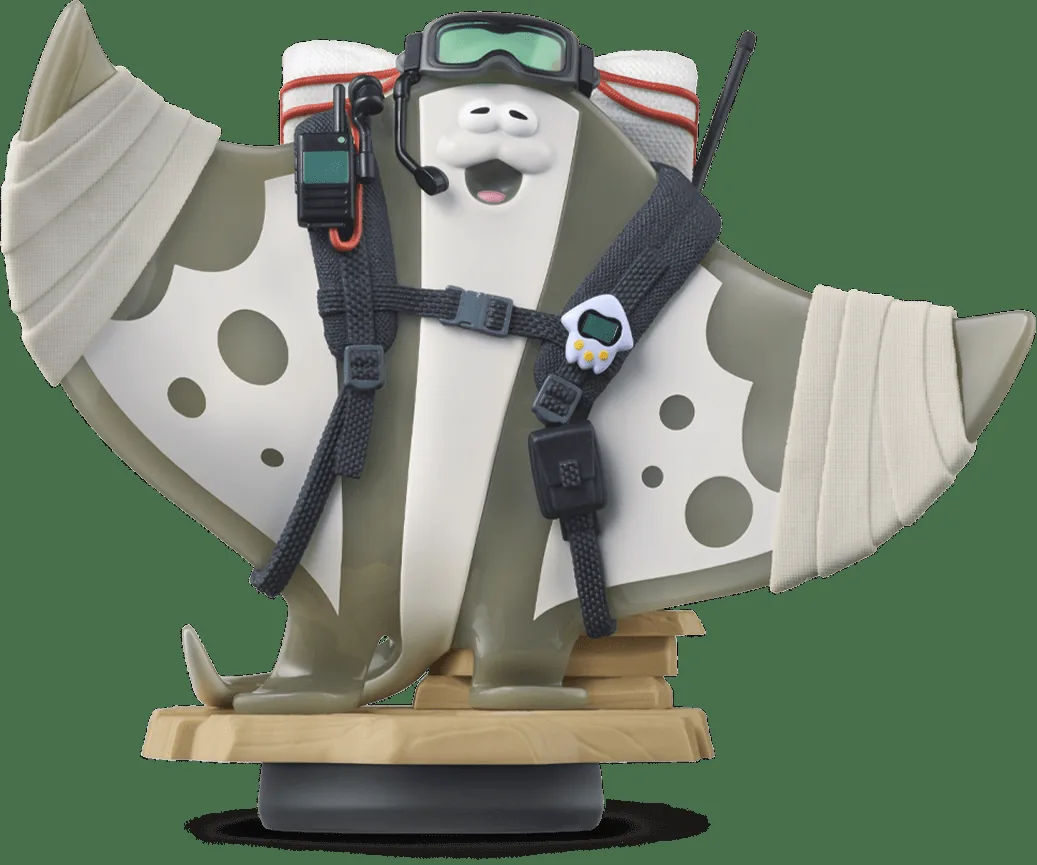 Official Nintendo Big Man amiibo figure shown as one member of the Deep Cut compatibility reference